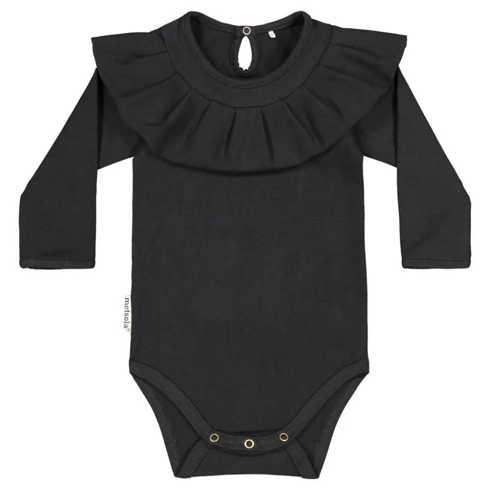 Metsola Basic Frilla Body, Black Store