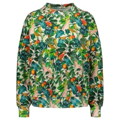 Metsola Birdsong Sweater For Women, Multicolour Fashion