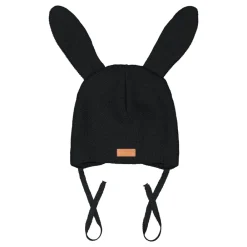Metsola Bunny Hat -Merinovillapipo | Black Outlet
