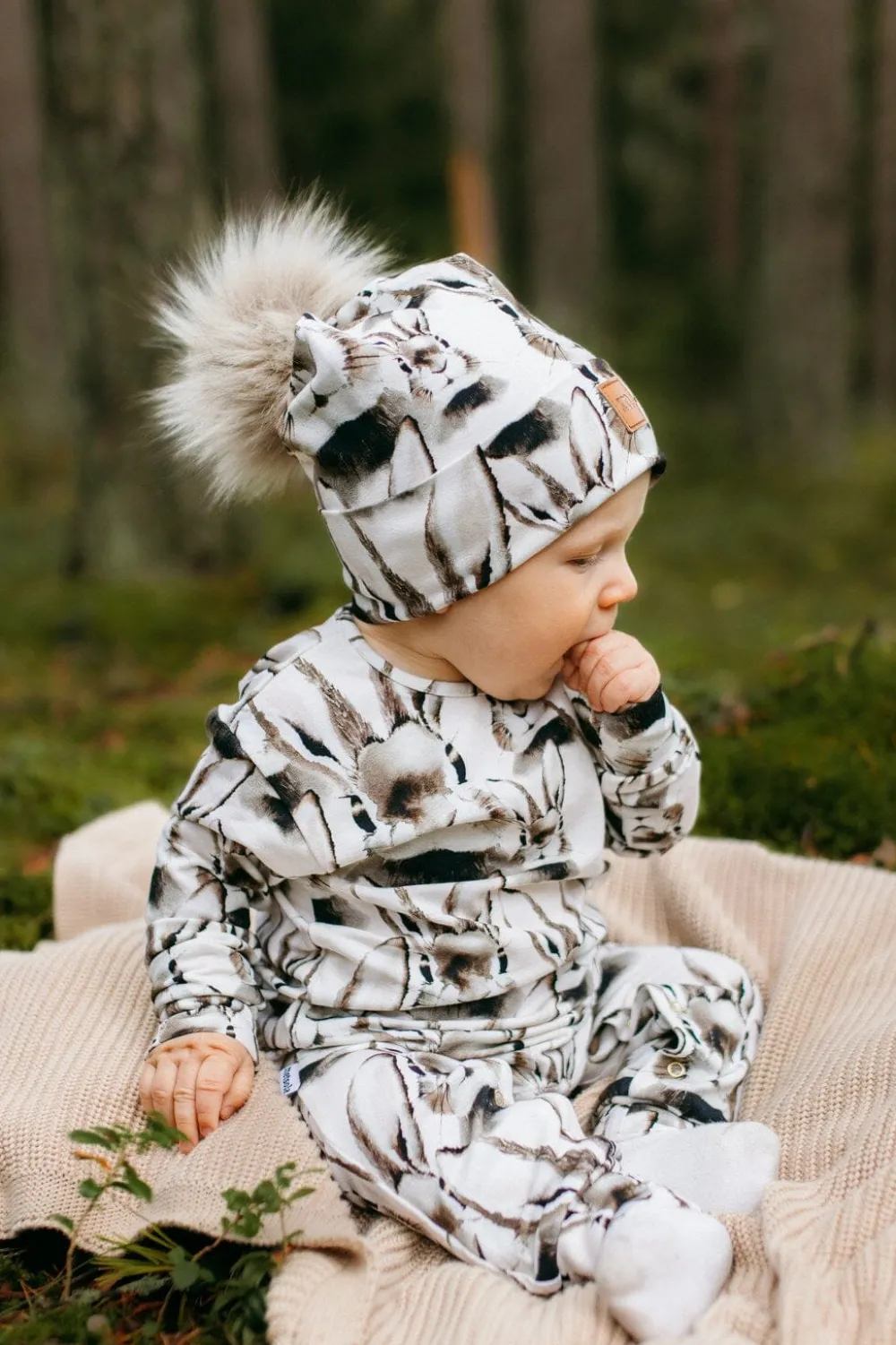 Metsola Bunny Natural Onesie -Haalari Discount