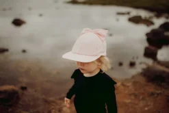 Metsola Cap With Bow, Bubble Gum Flash Sale