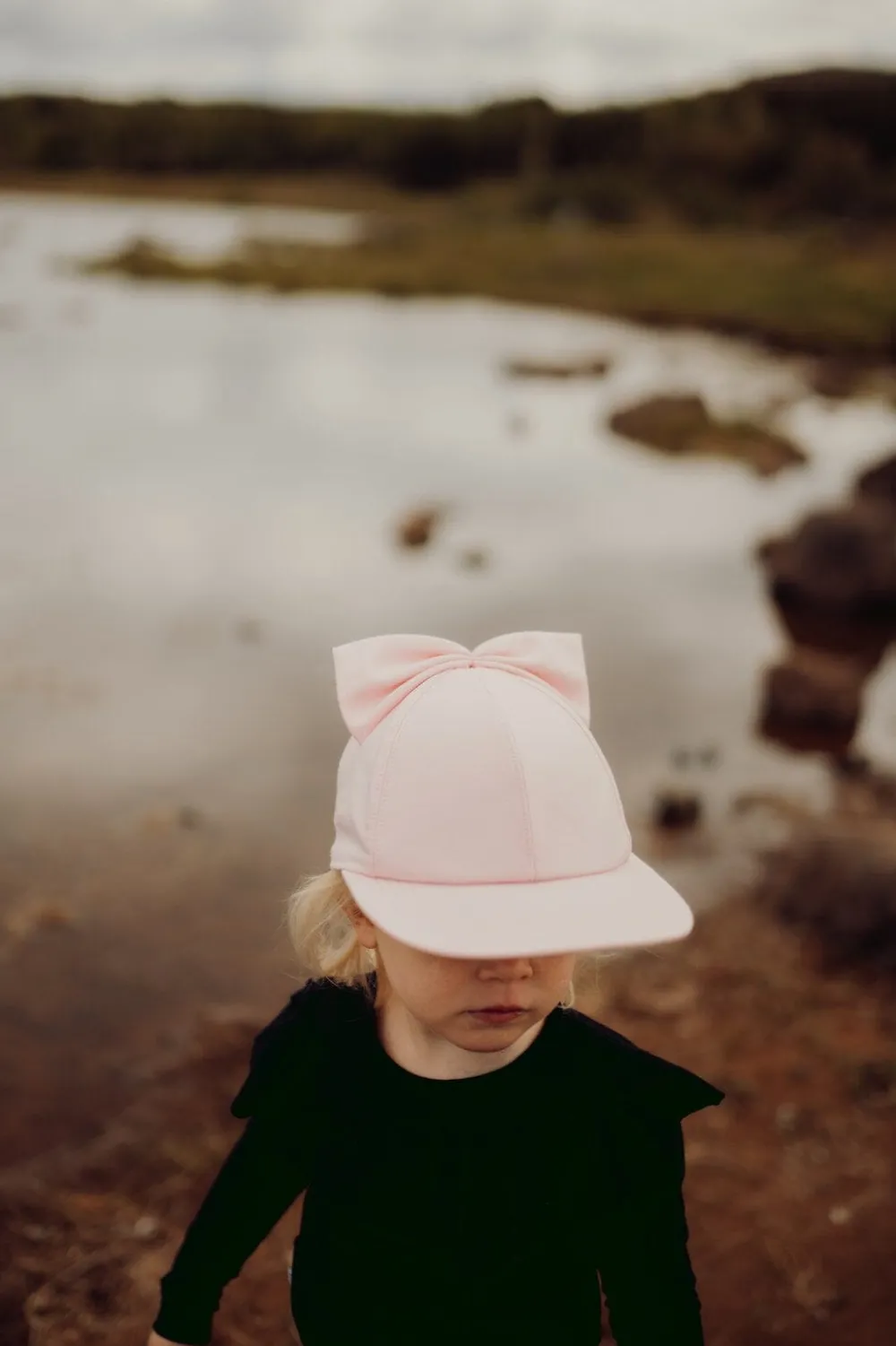 Metsola Cap With Bow, Bubble Gum Flash Sale