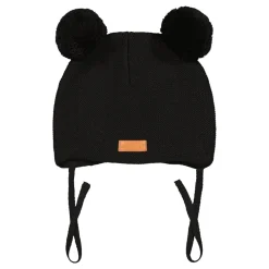 Metsola Cutie Hat -Merinovillapipo | Black Hot