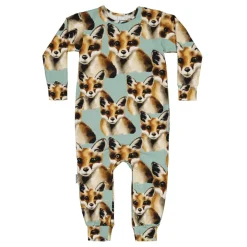 Metsola Fox Misty Blue Onesie -Haalari Cheap