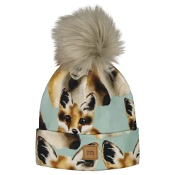Metsola Fox Misty Blue Rib Beanie -Pipo New