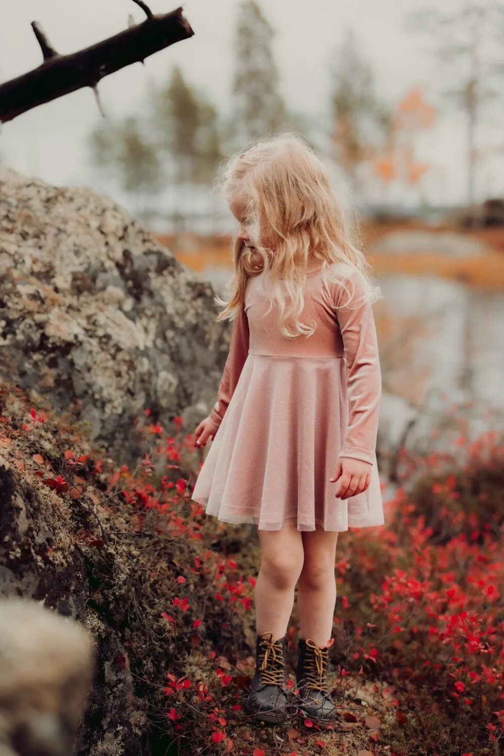 Metsola Girls Party Tulle -Mekko | Light Pink Sale