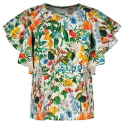 Metsola June Frilla Shirt Ss, Multicolour Flash Sale