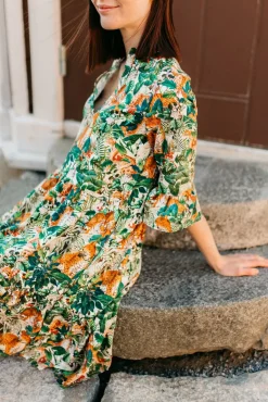 Metsola Jungle Boogie Dress For Women, Multicolour New