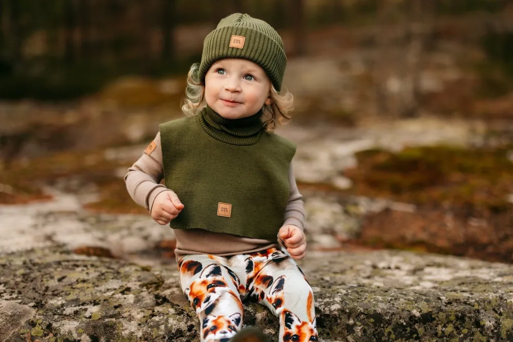 Metsola Knitted Neck Warmer -Merinovillakauluri | Jungle Green Online