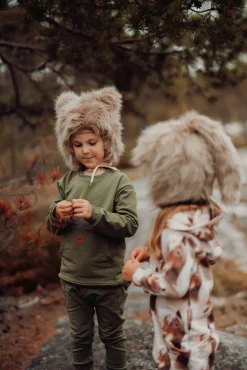Metsola Little Fox Hat, Beige Outlet