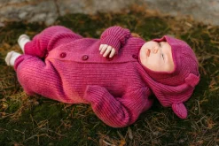 Metsola Merino Bear Knit Jumpsuit | Sweet Rose Hot