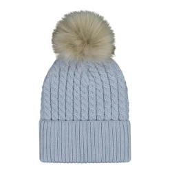 Metsola Merino Cable Beanie -Merinovillapipo | Cool Blue Clearance
