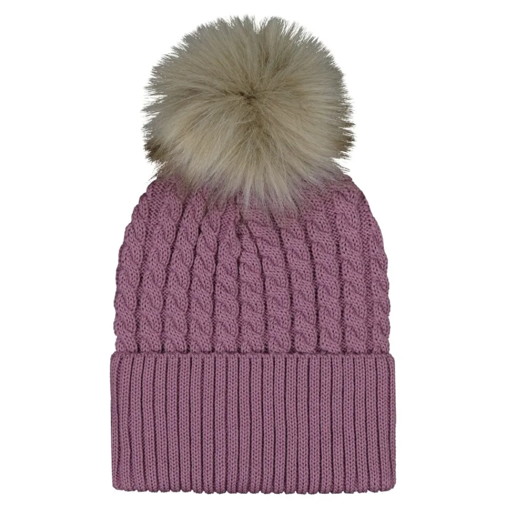 Metsola Merino Cable Beanie -Merinovillapipo| Lavender Outlet