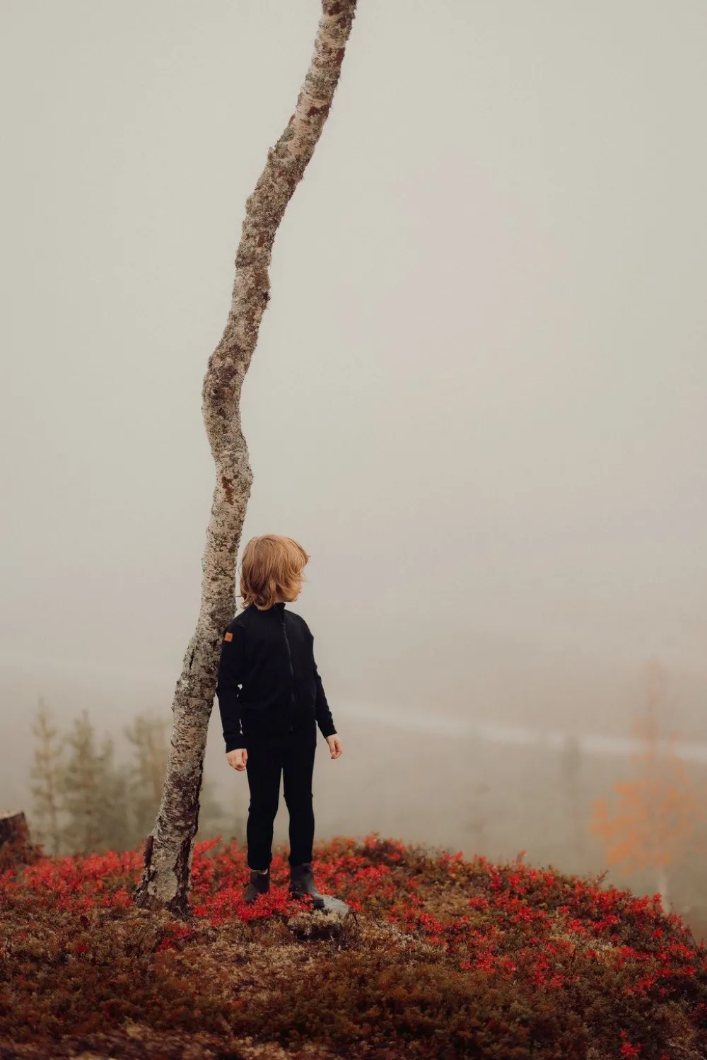 Metsola Merino Fleece -Takki | Black Hot