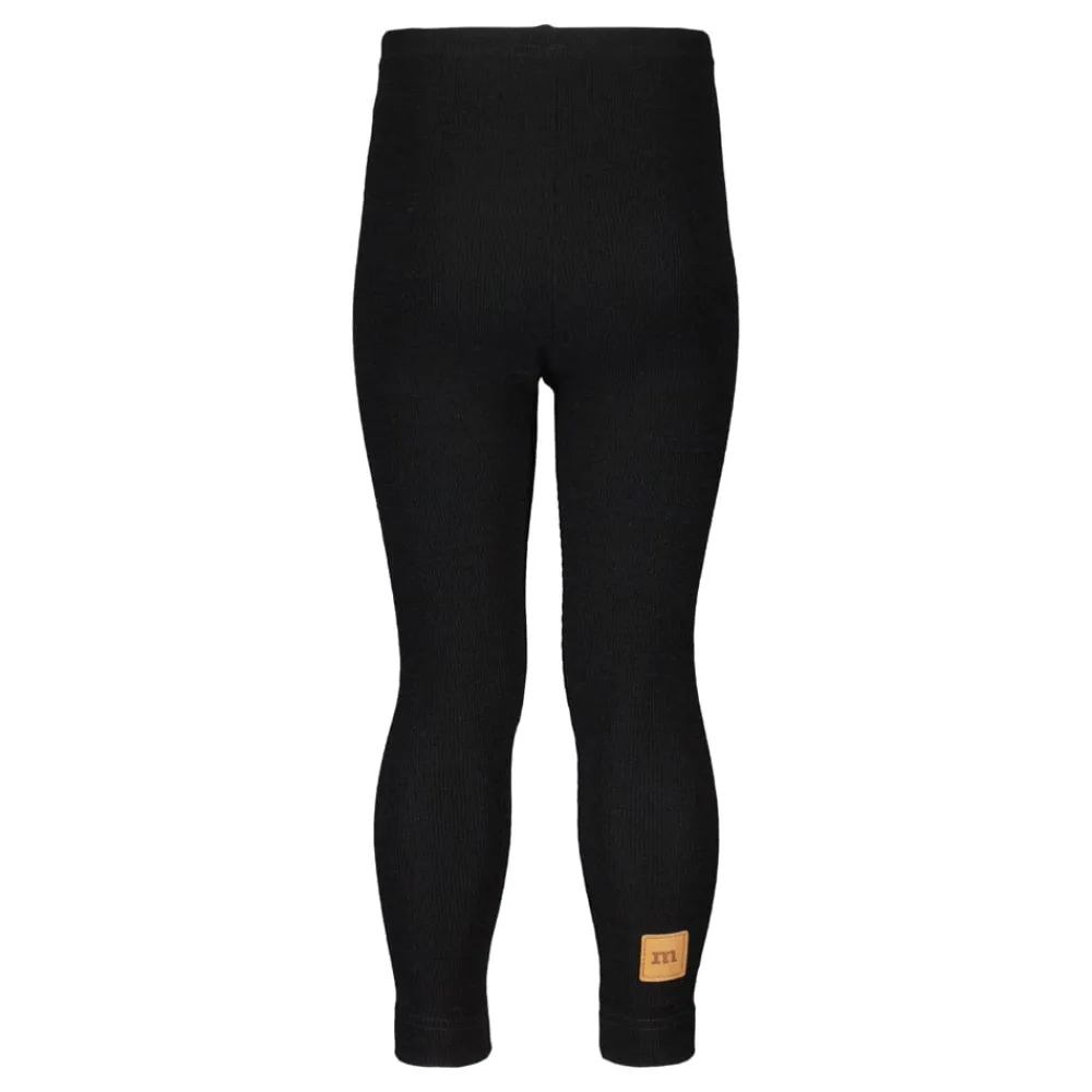 Metsola Merino Rib -Leggingsit | Black Hot