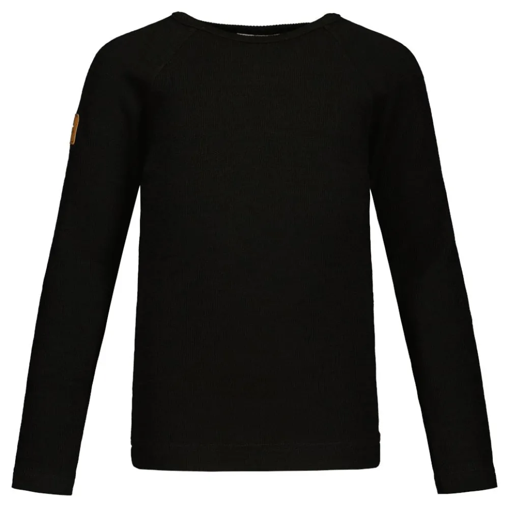 Metsola Merino Rib -Paita | Black Best Sale