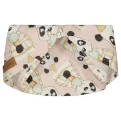 Metsola Party Panda Muslin Baby Bib, Peach Sorbet Flash Sale