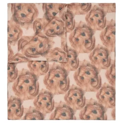 Metsola Puppy Muslin Cloth, Nougat Discount