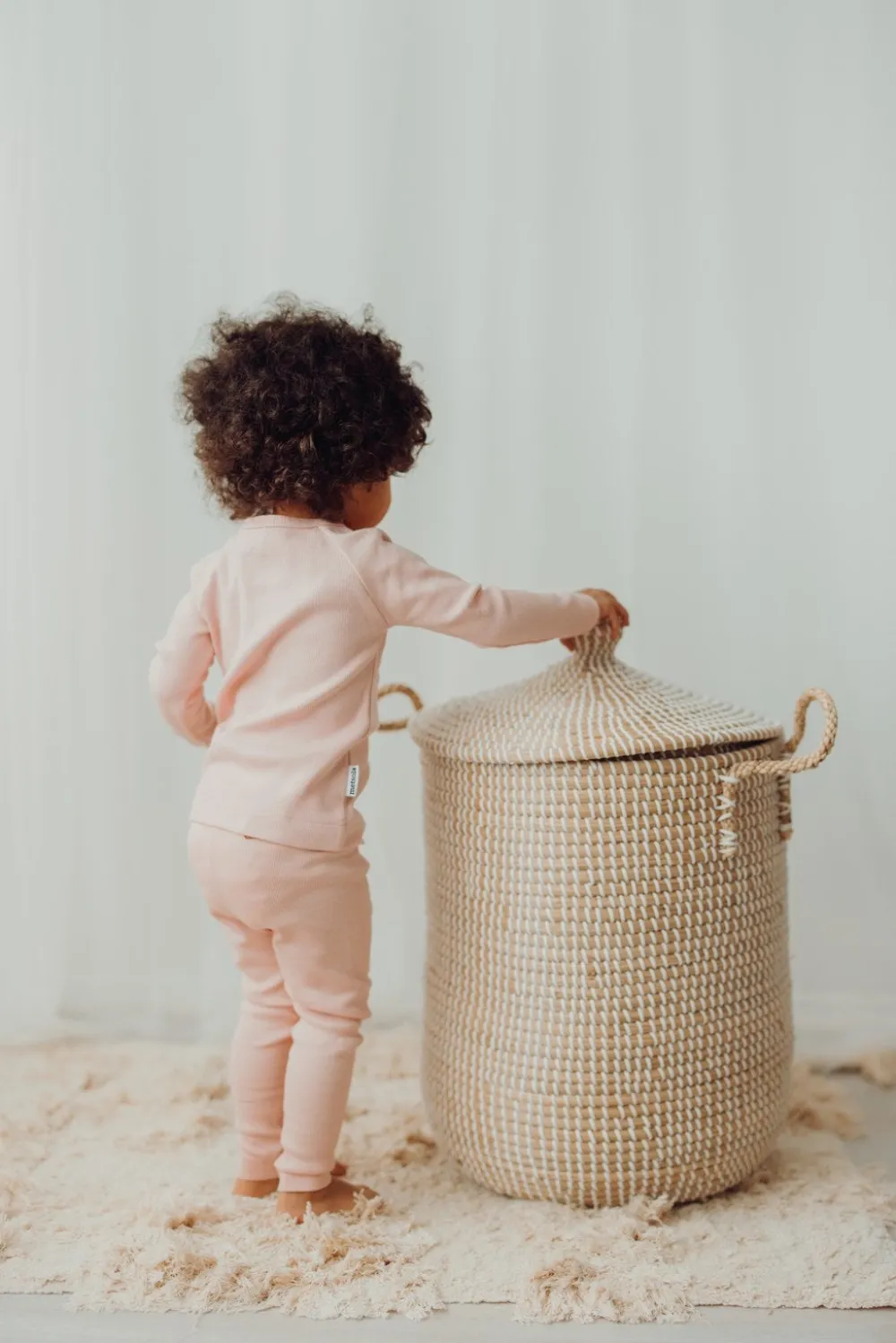 Metsola Rib Basic T-Shirt Ls, Peony Best