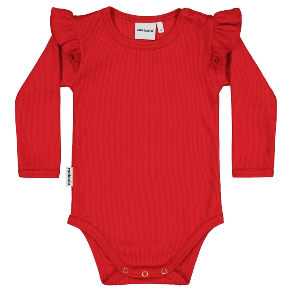 Metsola Rib Frilla -Body | Poppy Flash Sale