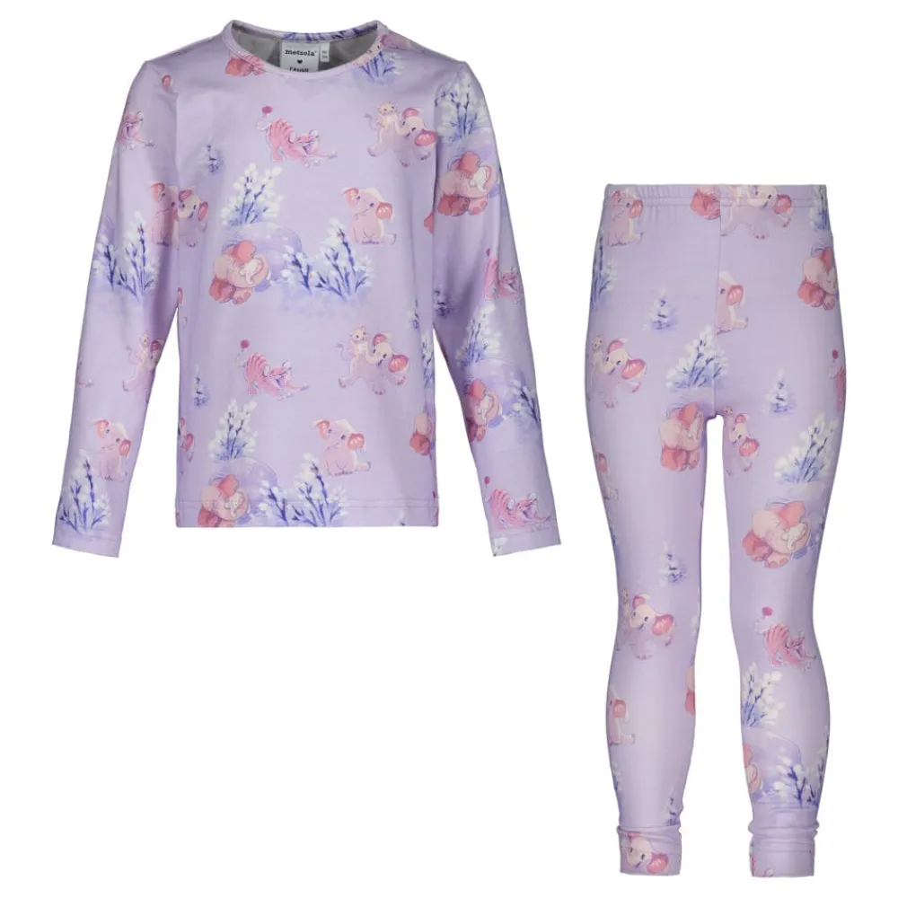 Metsola Sleepy Heads -Pyjamasetti | Dreamy Lilac Cheap