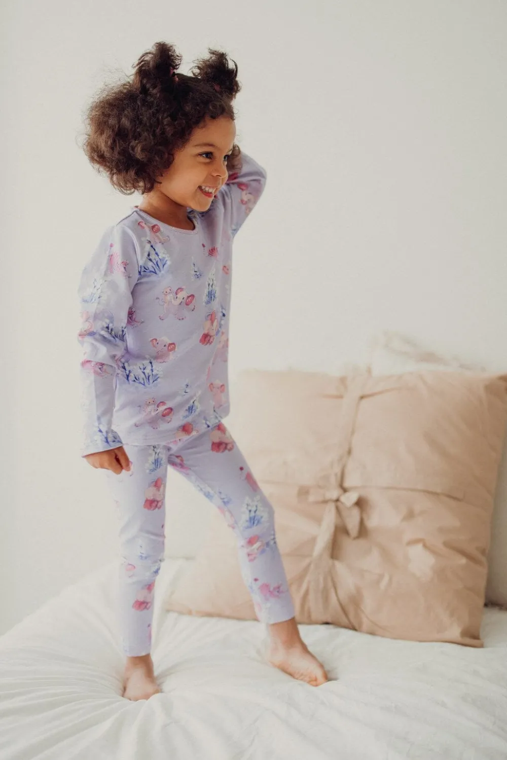 Metsola Sleepy Heads -Pyjamasetti | Dreamy Lilac Cheap