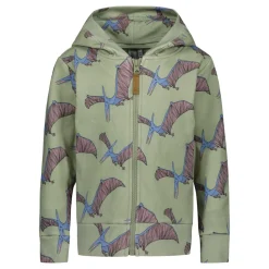 Metsola Stay Wild Zip -Huppari | Light Jungle Green Discount
