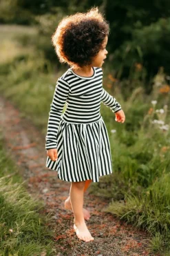 Metsola Striped Rib -Mekko | Peony/ Vanilla Best Sale