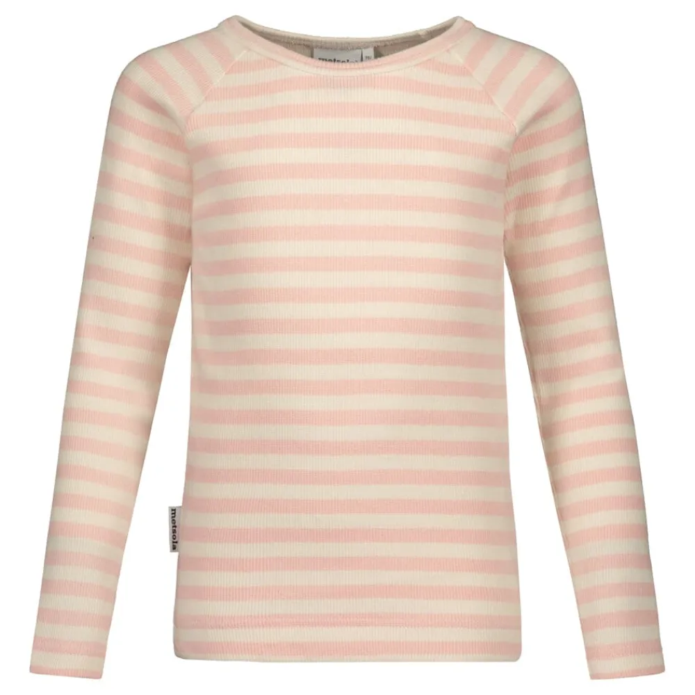 Metsola Striped Rib -Paita | Peony/ Vanilla Flash Sale