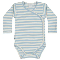 Metsola Striped Rib Wrap -Body | Sky/ Vanilla New