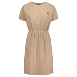 Metsola Terry Womens Mini Dress, Sandy Hot
