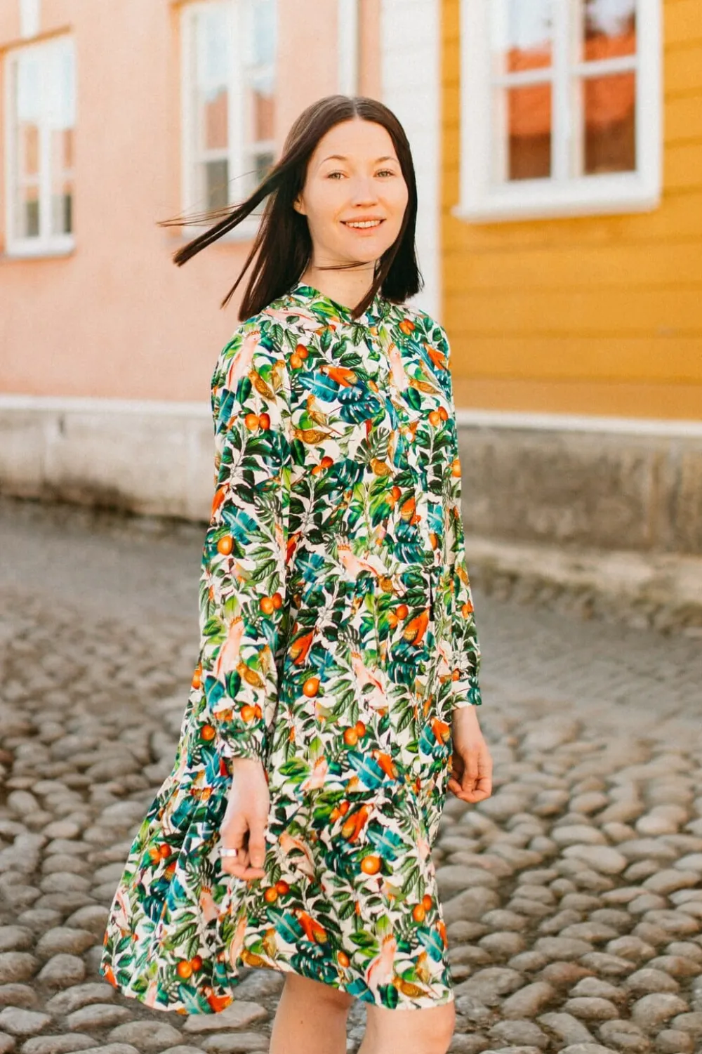 Metsola Womens Midi Dress, Birdsong Online